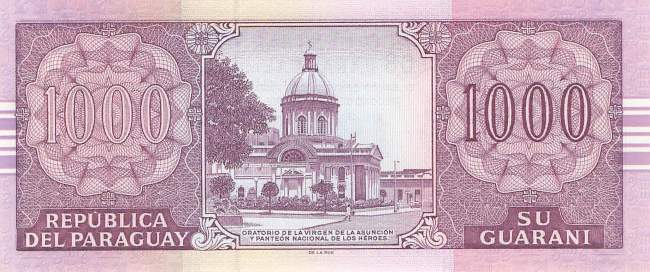 1000 Guaranies p222b 2005